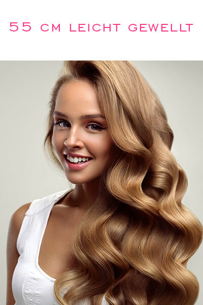 echthaar extensions bondings gewellt 50-60 cm